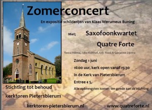 Flyer concert juni KTPb als foto